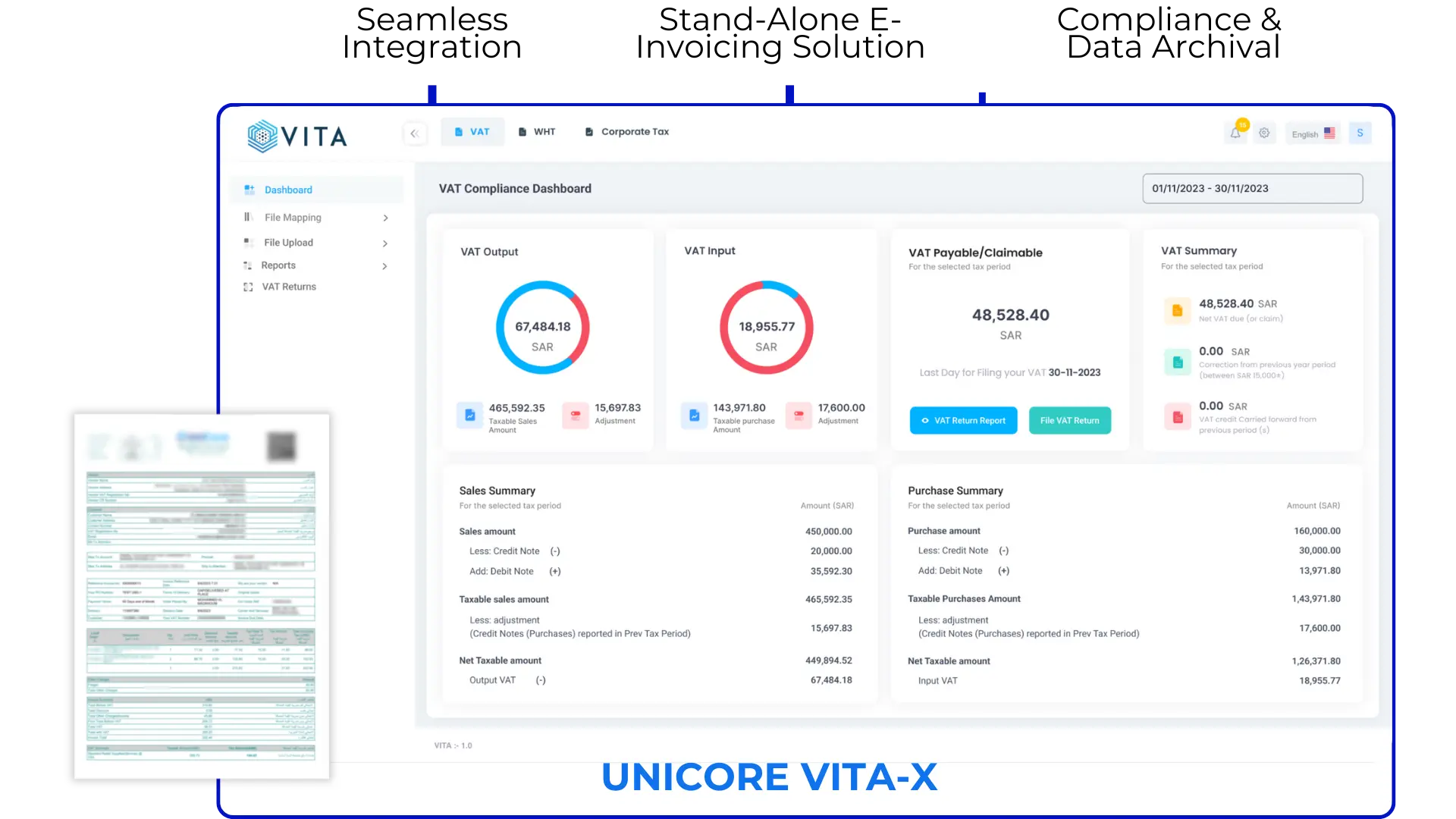 VITA Tax Automation and E-Invoicing Solution